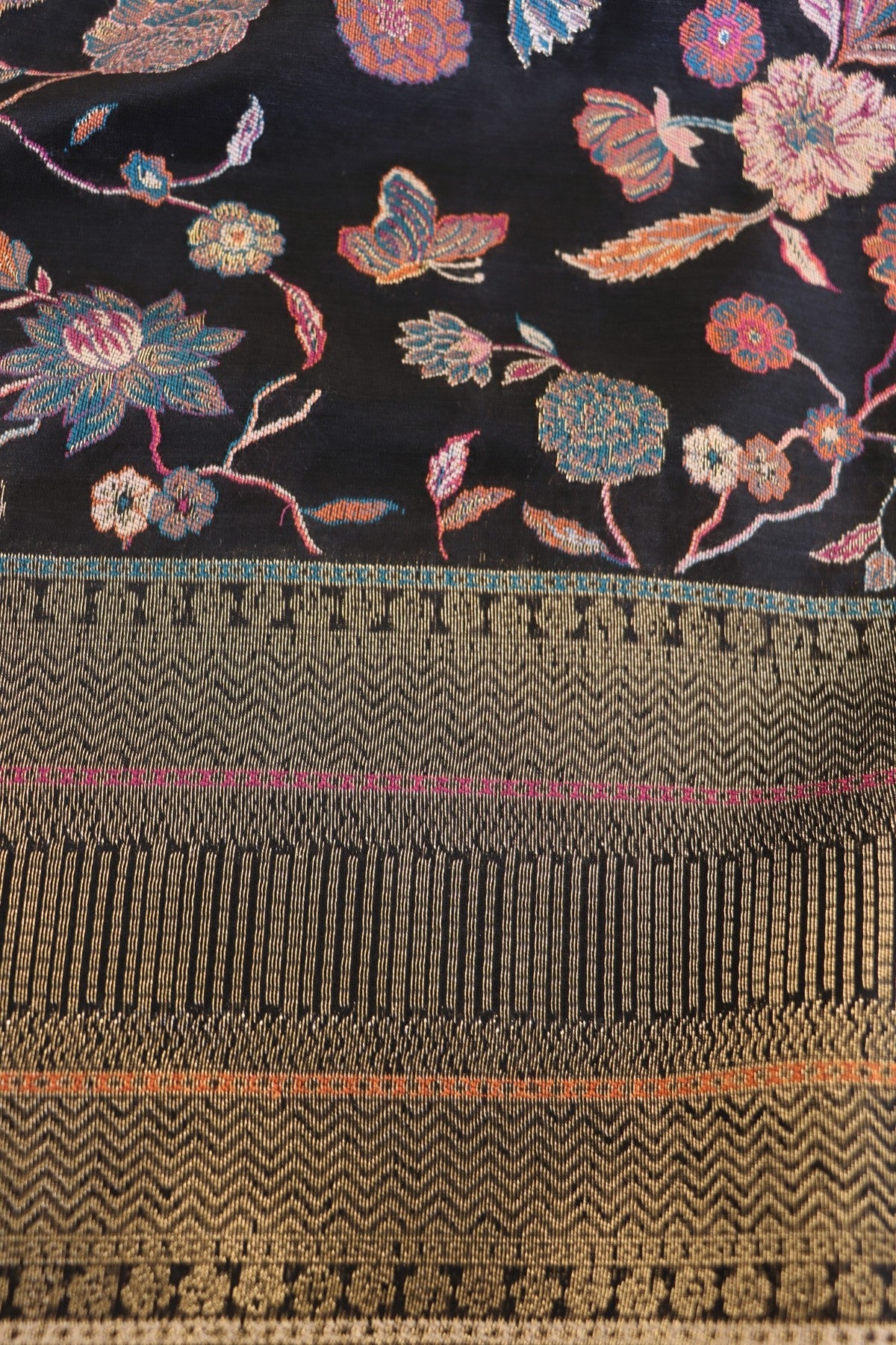 Kani Organza Saree with zari