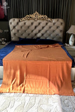 Tangerine Pashmina Throw / Blanket