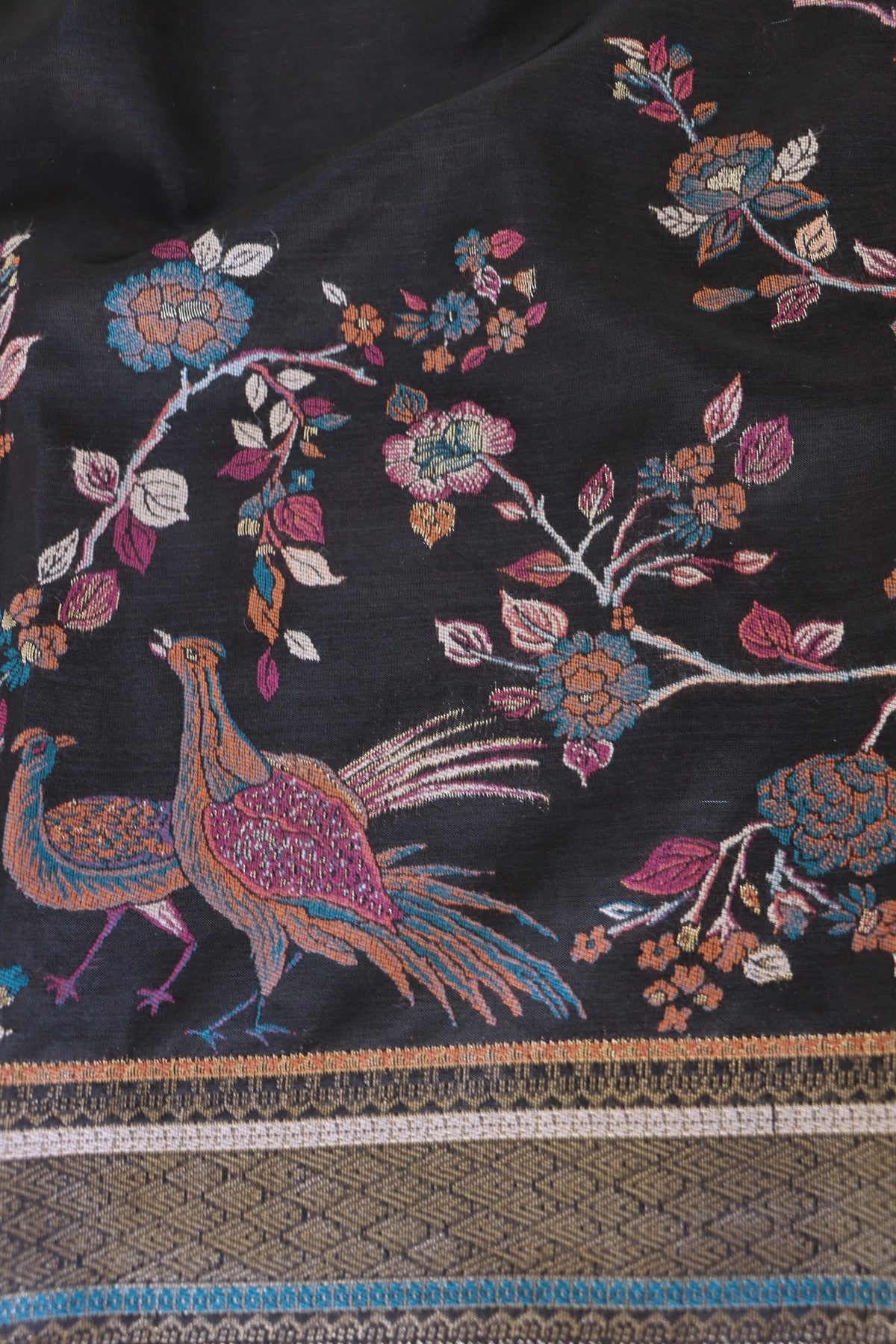 DesignerBlack organza silk Saree