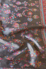 Black Kani Tissue Silk Saree