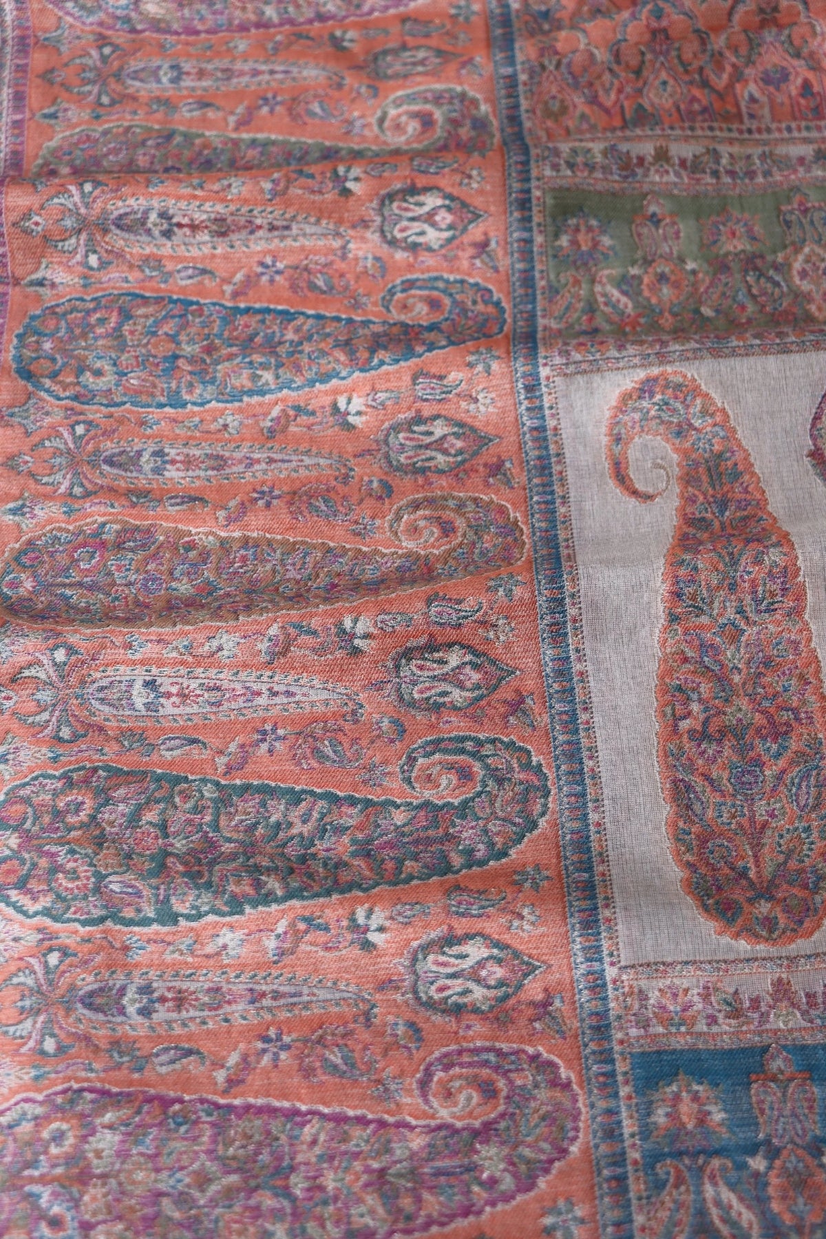 Beige Gold Tissue Silk Saree