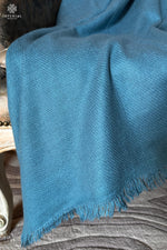 Blue Pashmina Throw / Blanket