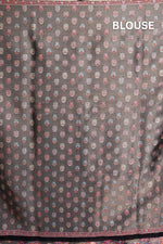 Black Kani Tissue Silk Saree