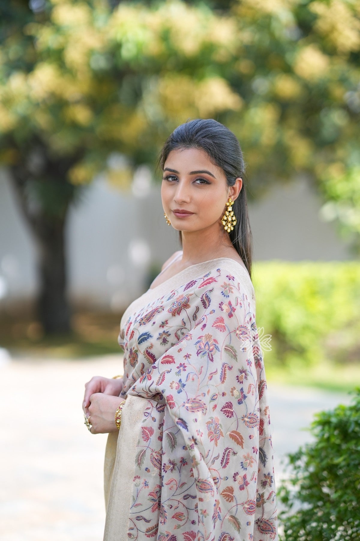 Traditional Organza Saree