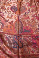 Maroon Kani Silk Suit with Tissue Silk Dupatta