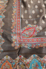 Black Kani Tissue Silk Suit