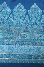 Blue Traditional Silk Salwar Suit Set