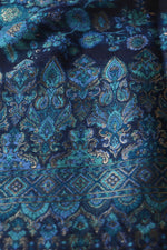 Navy Blue Kani Silk Dupatta