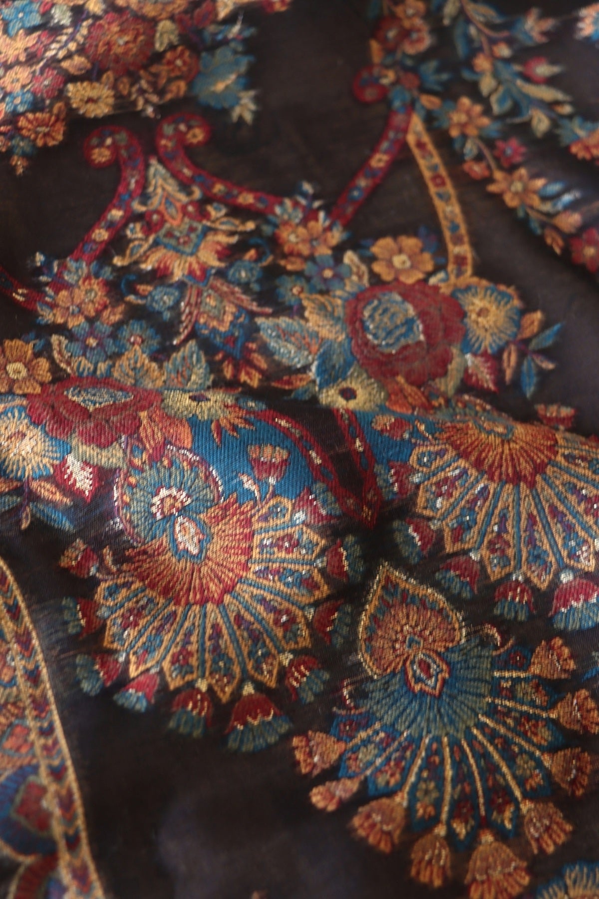 Black Kani Silk Suit