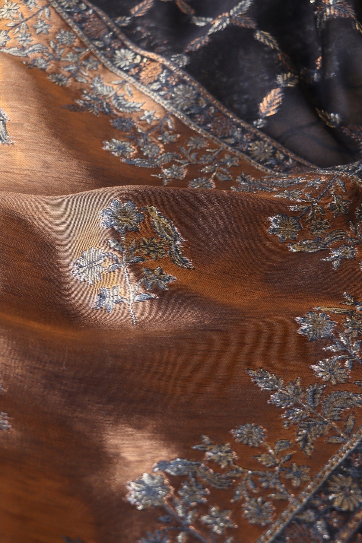 Black Kani Silk Suit