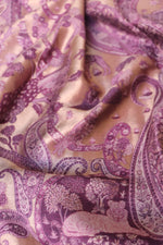 Purple Kani Silk Suit with Tissue Silk Dupatta