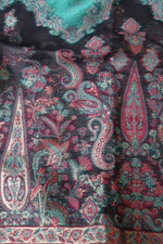 Midnight Blue Kani Silk Suit with Zari Dupatta