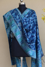 Blue Kani Silk Dupatta