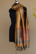 Golden Yellow Kani Silk Dupatta