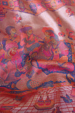 Moonlight darbar silk shawl