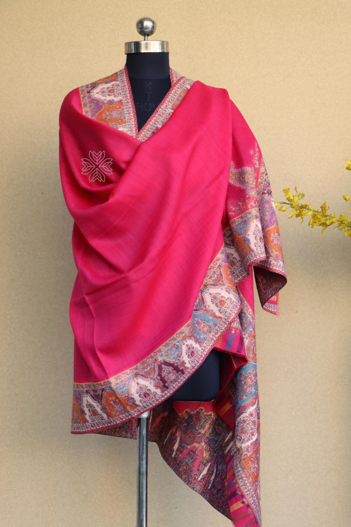 Pink Kani ShawlImperial Weaves