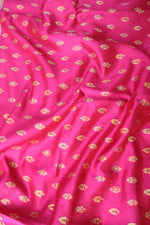 Fuchsia Pink Kani Booti Silk Saree