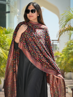 Black Kani Silk DupattaImperial Weaves