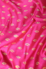 Fuchsia Pink Kani Booti Silk Saree