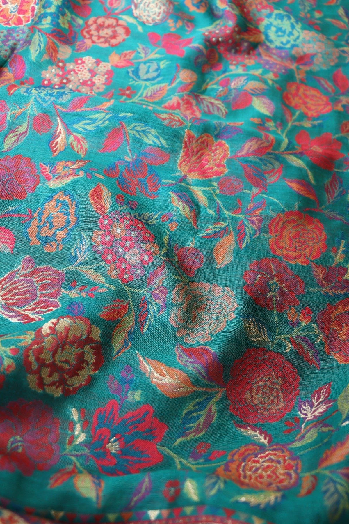 Floral Kani Silk Saree