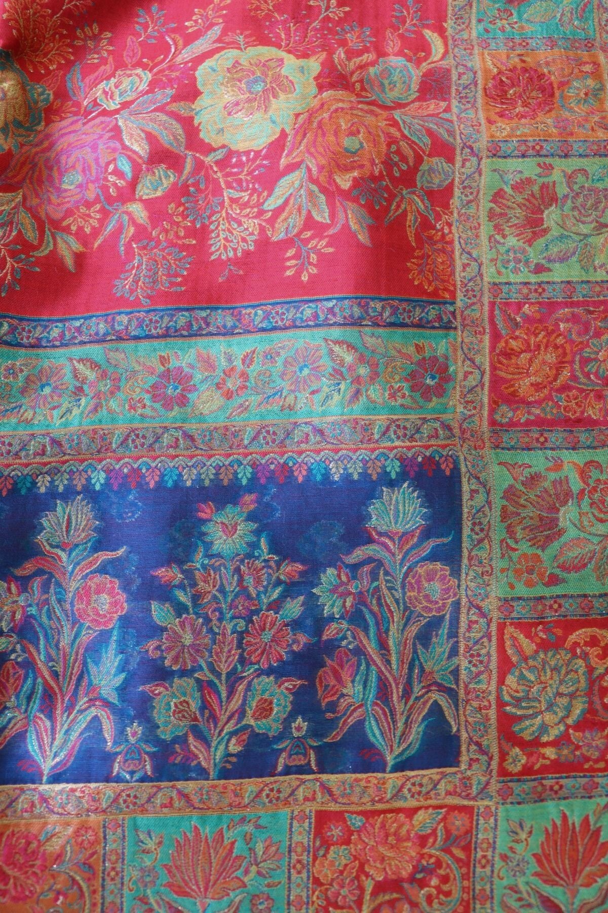 Blue Kani Silk SareeImperial Weaves