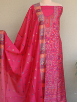 Pink Kani Chanderi Silk SuitImperial Weaves