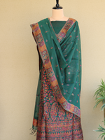 Green Kani Chanderi Silk SuitImperial Weaves