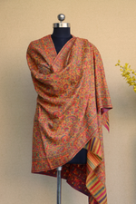 Yellow Kani Fine Wool Shawl