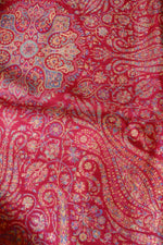 Maroon Kani Jamawar Pallu Silk SareeImperial Weaves