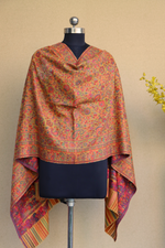 Yellow Kani Fine Wool Shawl