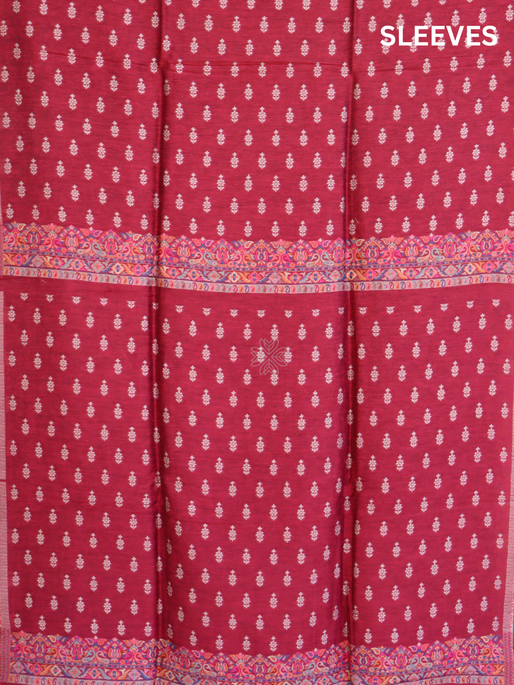 Maroon Kani Chanderi Silk Suit Imperial Weaves