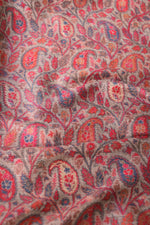 Beige Paisleyl Kani Fine Wool Shawl