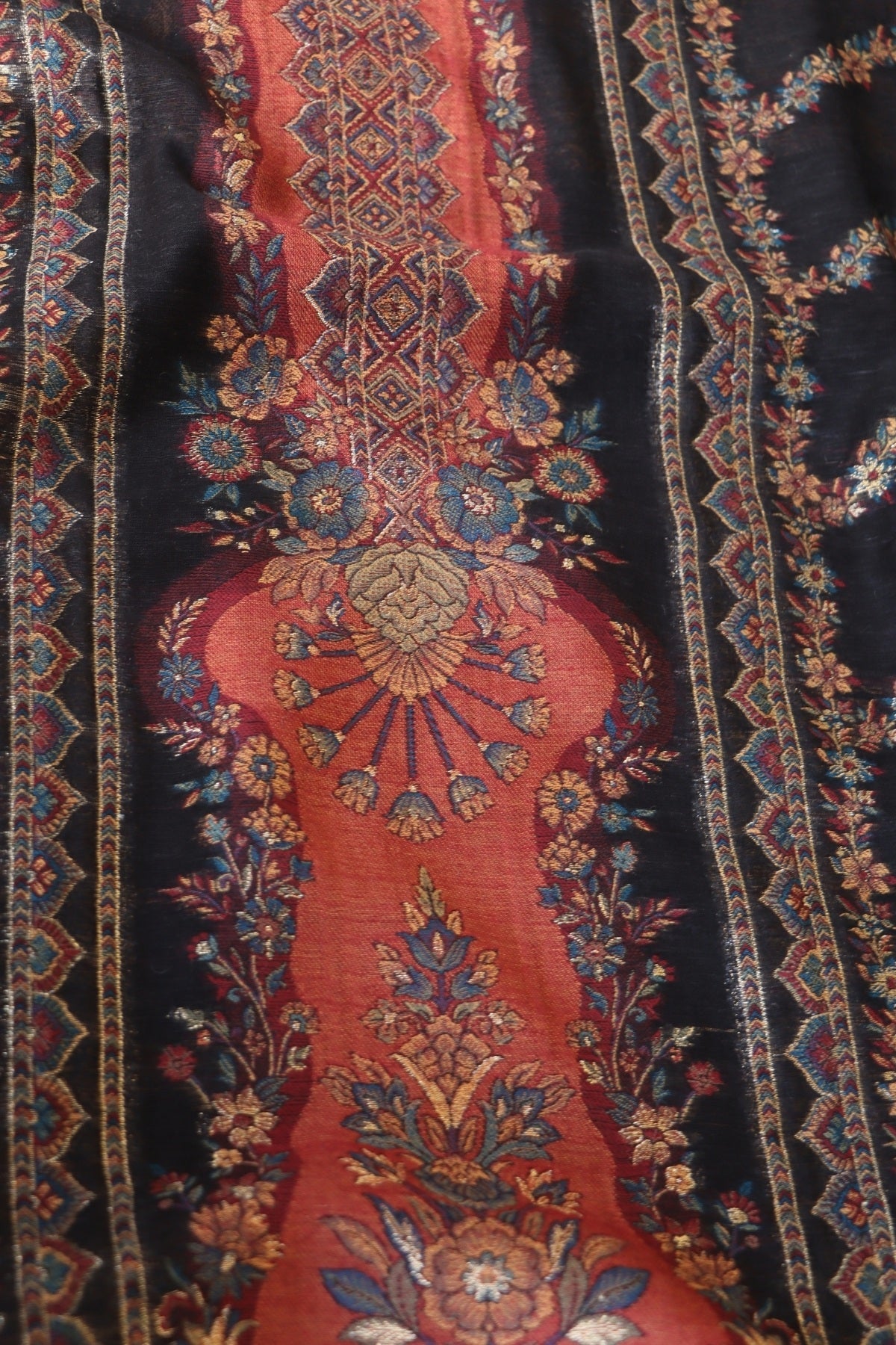 Black Kani Silk Suit