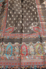 Black Kani Tissue Silk Suit