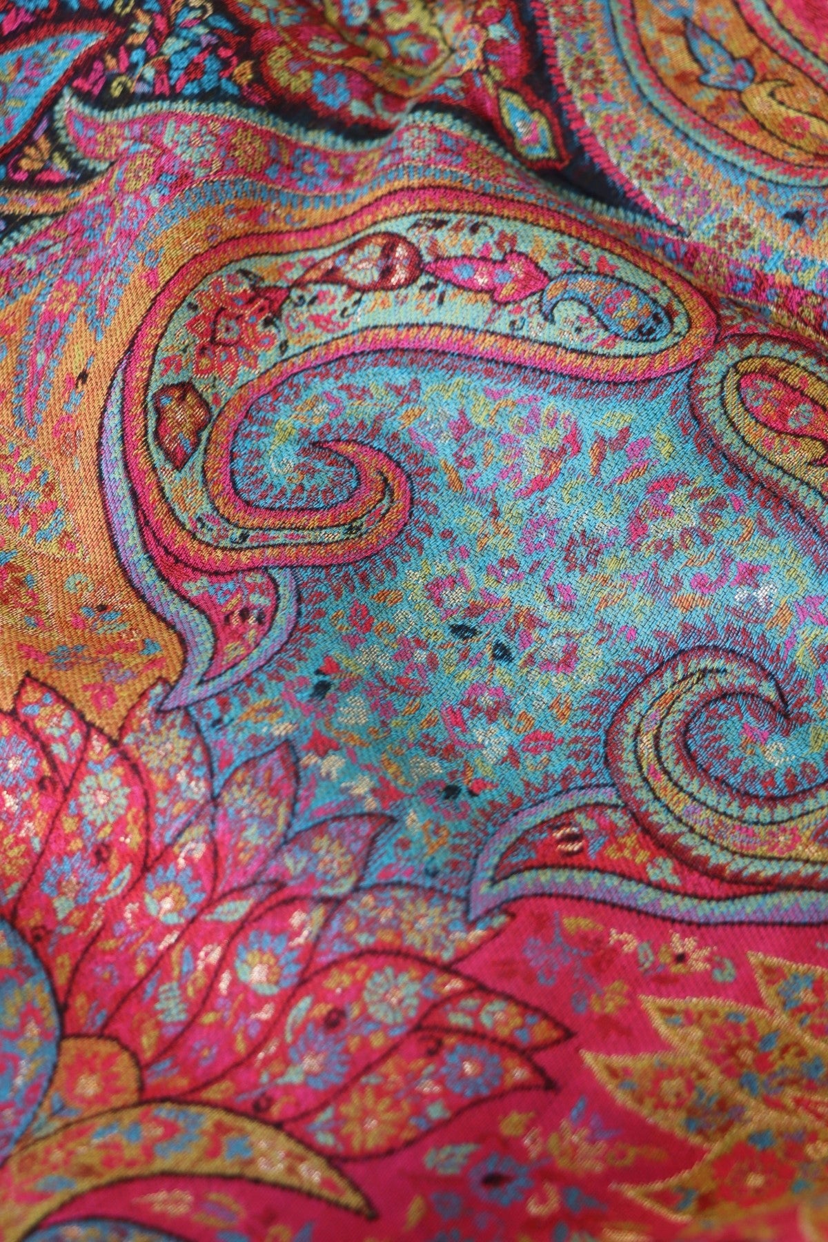 Jamawar Silk Shawl