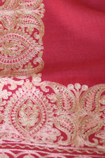 Aari Embroidered Wool Wrap