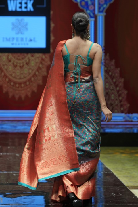 Antique Kani Design Saree