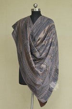 Grey Paisley Moonlight Shawl
