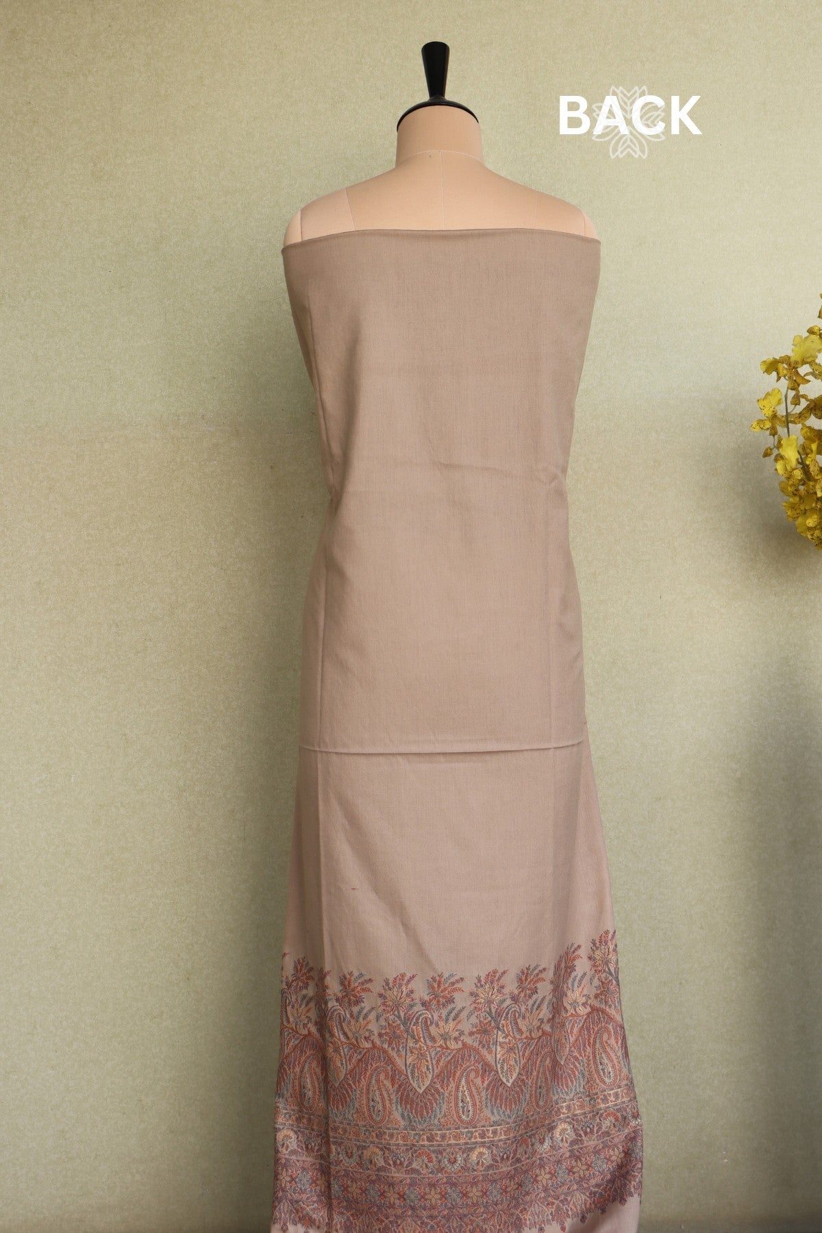 Beige Kani Fine Wool Suit