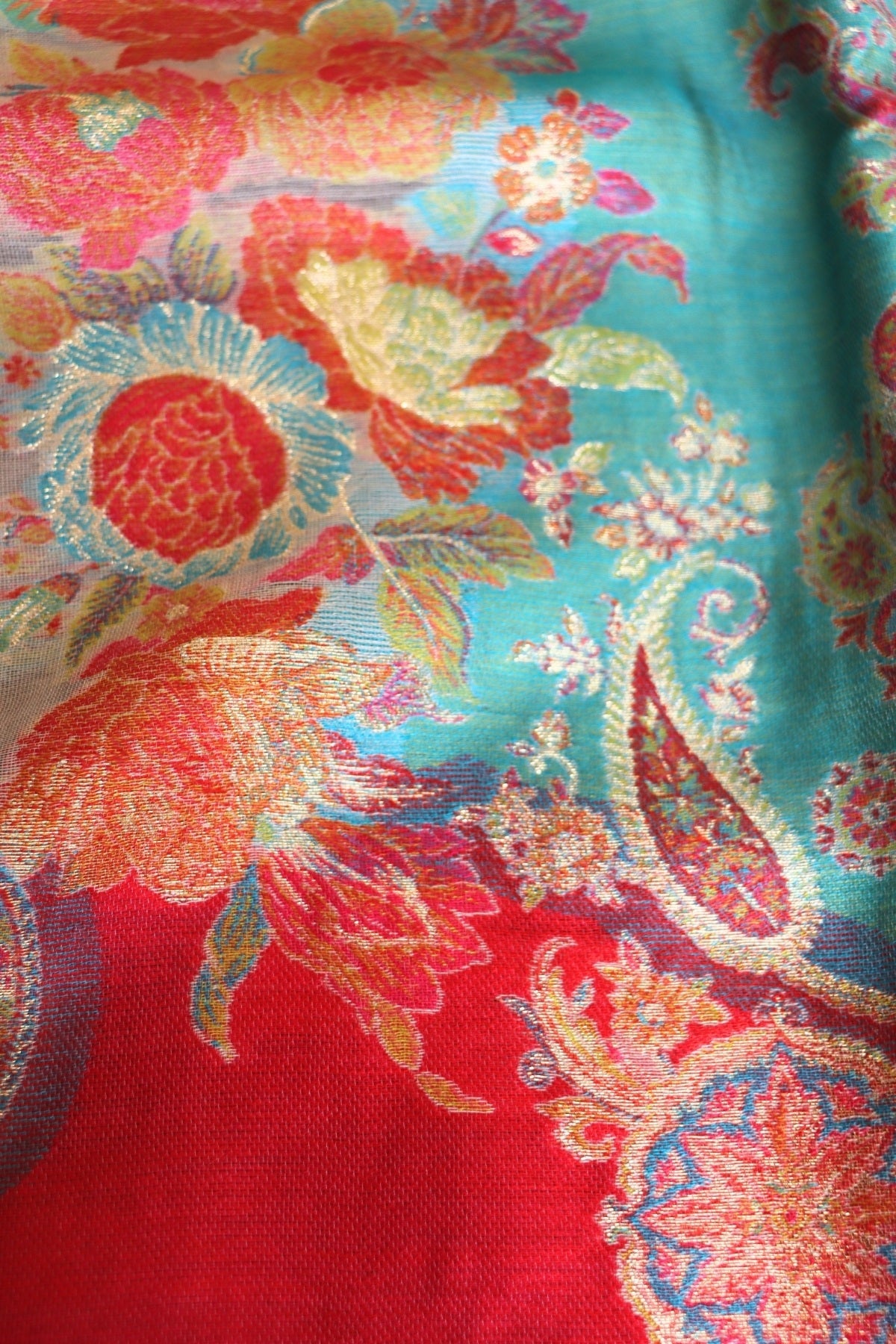 Beige Kani Silk Suit