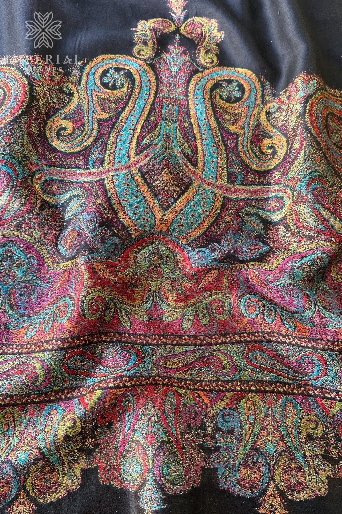 Black Kani Antique Jamawar Silk Saree