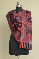 Black Kani Fine Wool Stole