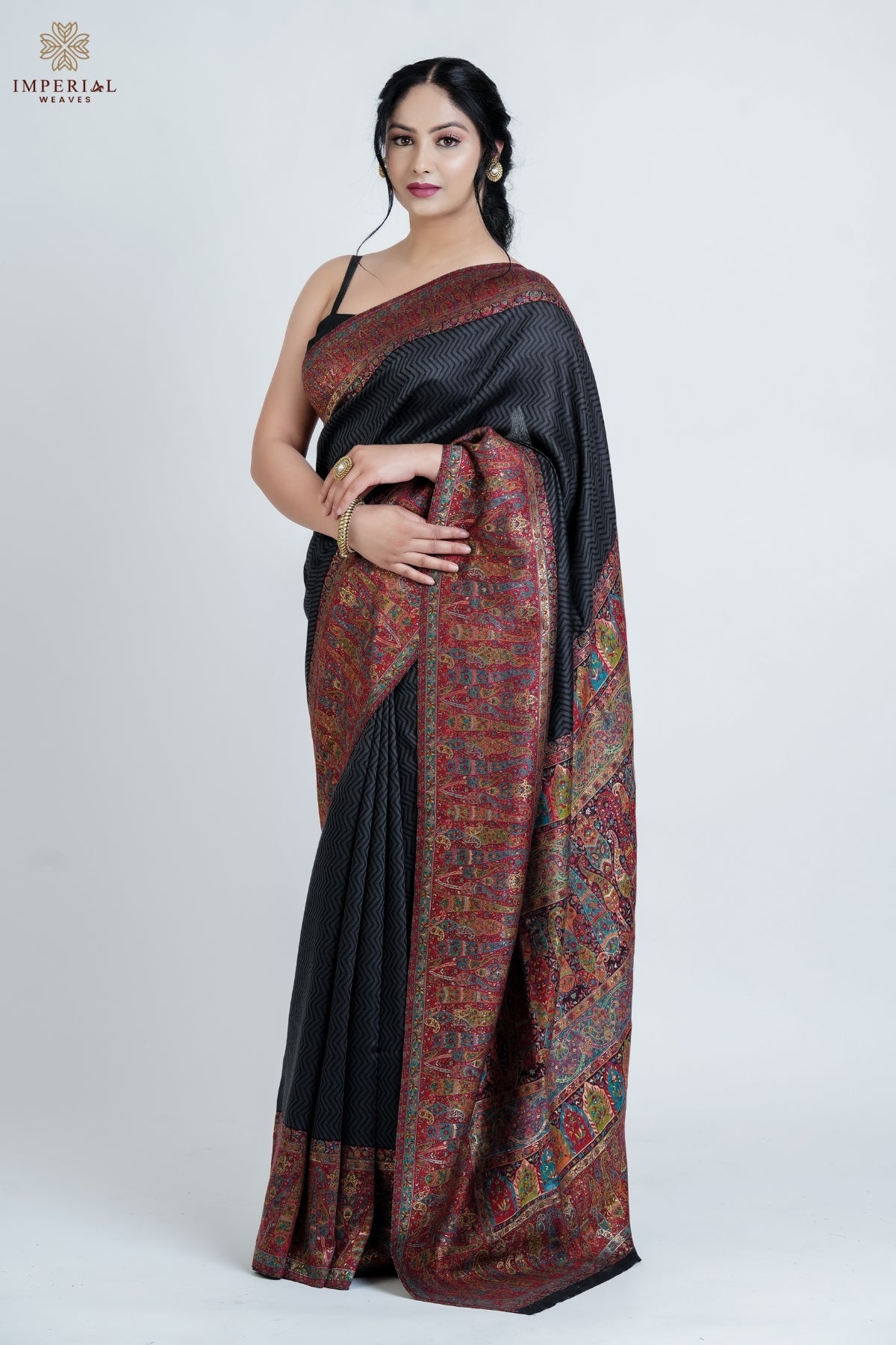 Black Kani Saree