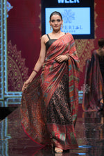 Black Kani Jamawar Silk Saree