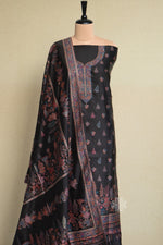 Black Kani Organza Silk Suit