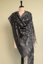 Black Kani Silk Dupatta