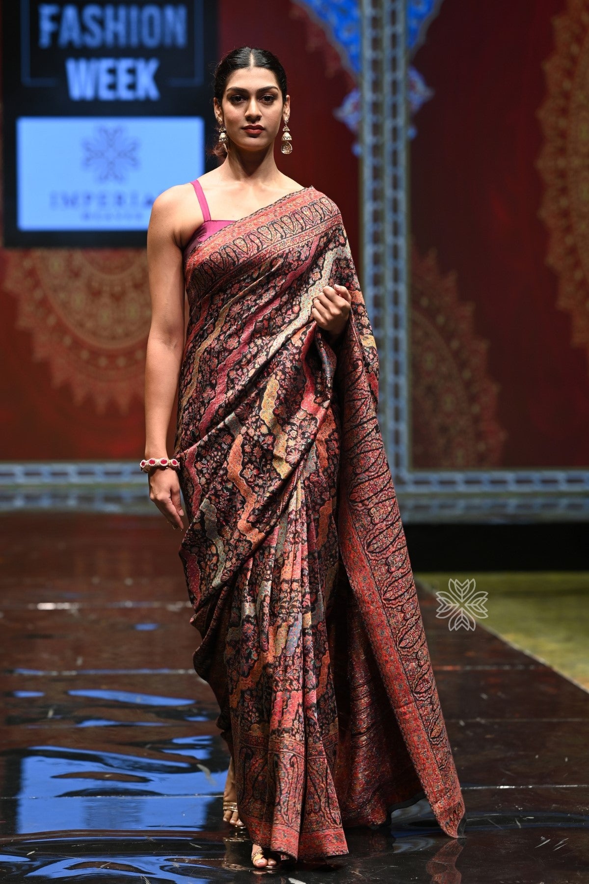 Black Kani Silk Saree