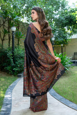 Black Kani Silk Saree Best Price