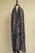 Black Silk Shawl