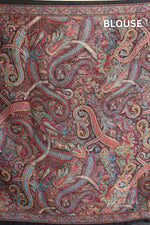 Black Kani Antique Jamawar Silk Saree